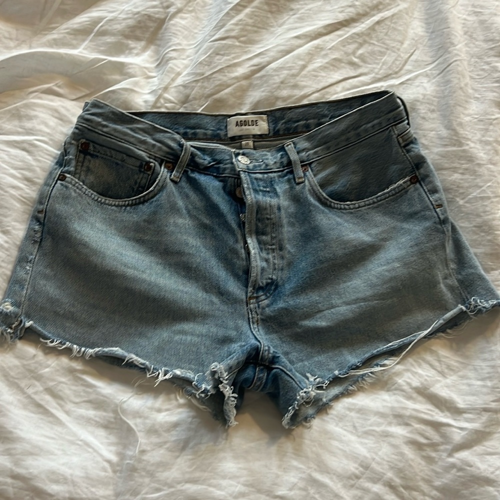 AGOLDE denim shorts